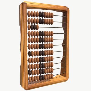 3D Abacus vintage