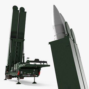3D Deployed LRHW Launch System in Combat Configuration