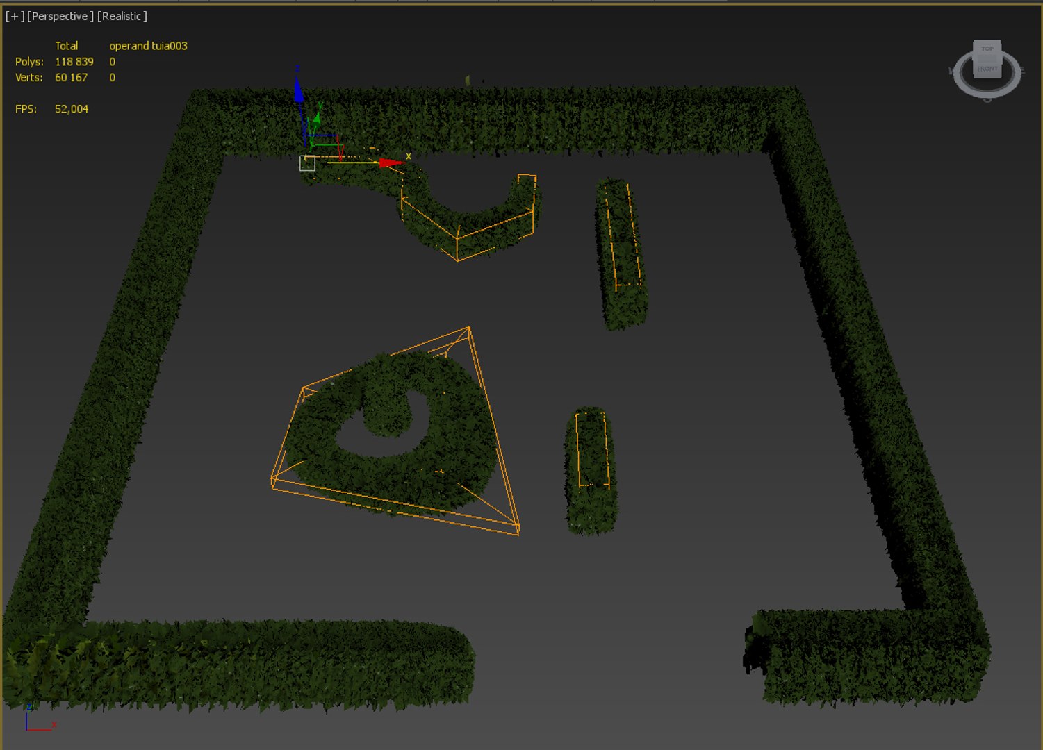 Dynamic Hedge 3D Model - TurboSquid 1201262