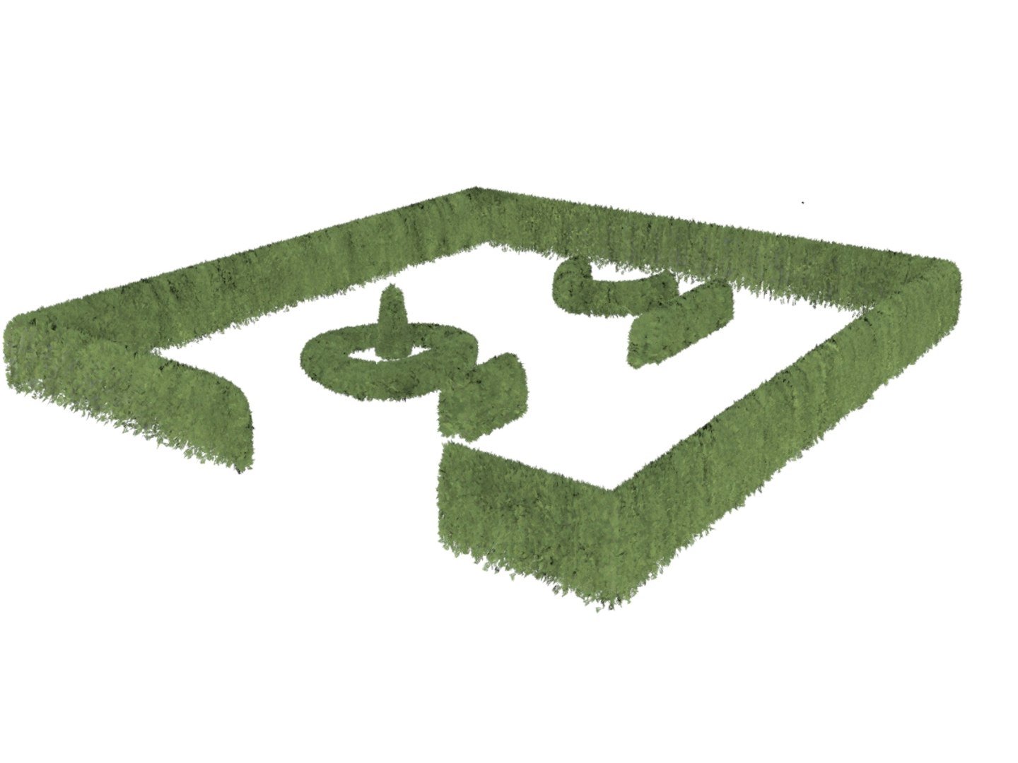 Dynamic Hedge 3D Model - TurboSquid 1201262