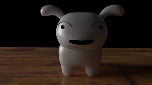 3D shinchan s dog shiro model