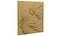 Painel decorativo floral moderno em baixo-relevo para mural STL CNC 73
