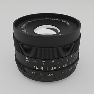 3D 50mm manual camera lens