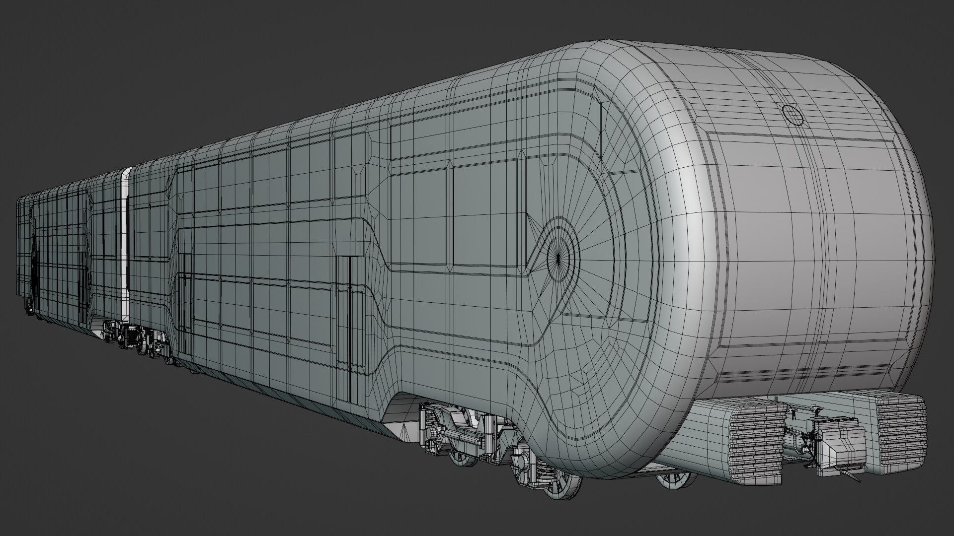 3D Futuristic Doubledeck Train Model - TurboSquid 2016034