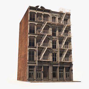 3D model soho facade 9 architecture
