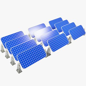 3D sun battery field
