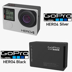 3d hero 4 gopro model