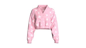 Girls Long Sleeve Cardigan Sweater
