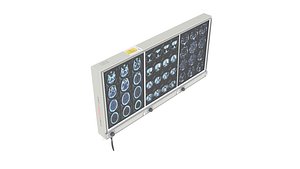3D X-Ray Film Board model