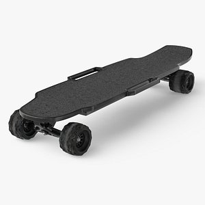 3D electric skateboard ar model