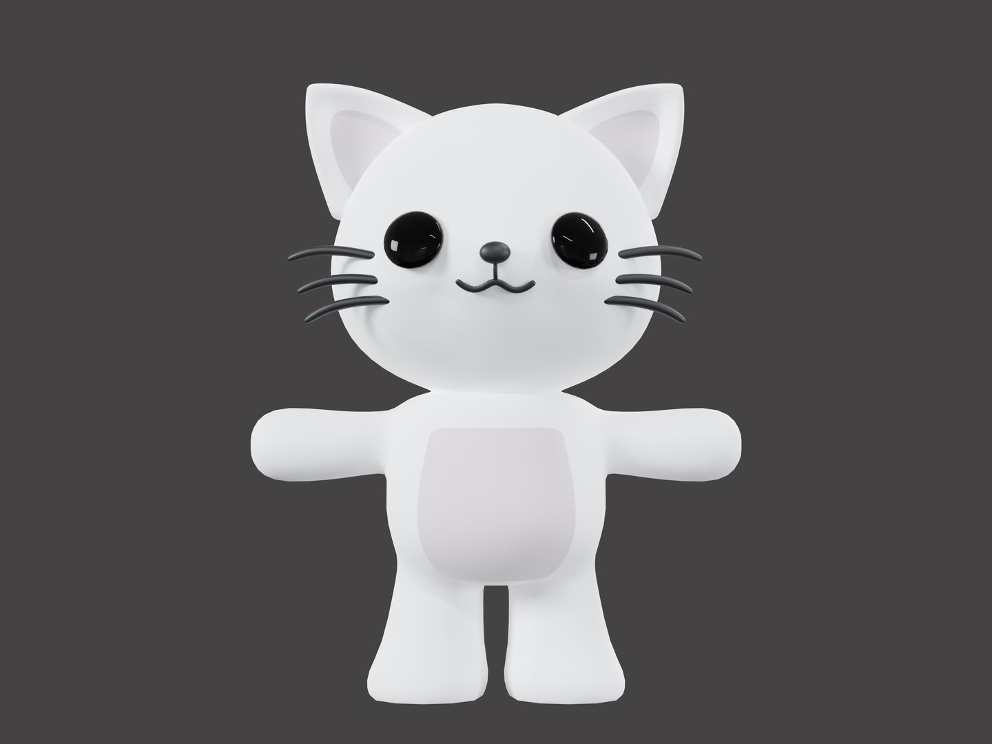 3D Cat - TurboSquid 1952546