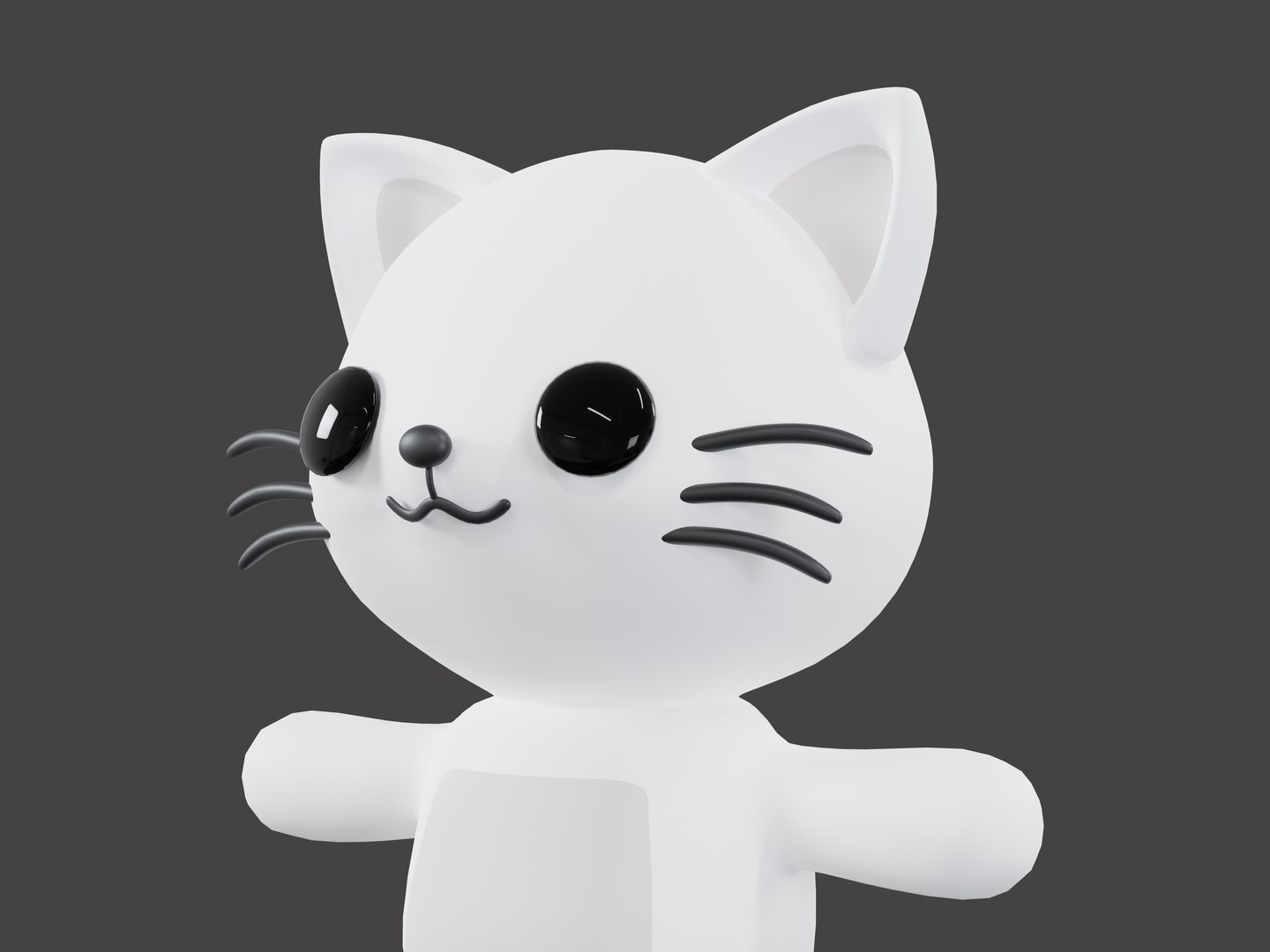 3D Cat - TurboSquid 1952546