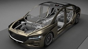 3D R6 Big Sedan concept