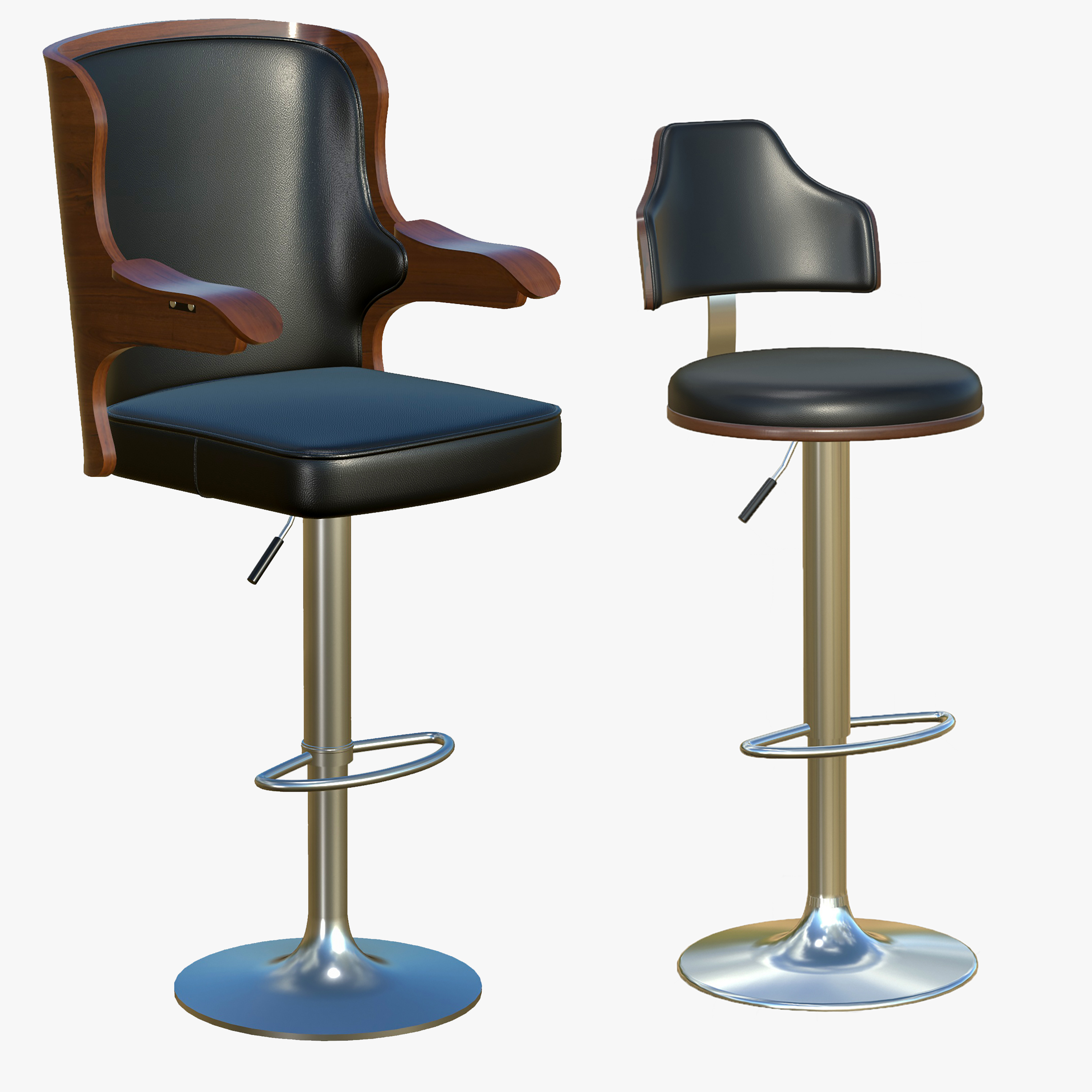 Stool Chair Realistic Wooden 3D 모델 - TurboSquid 1907624