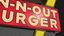 In N Out Burger Stand Light 3D model