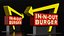 In N Out Burger Stand Light 3D model
