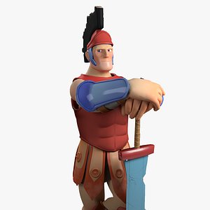 Stylized character Roman