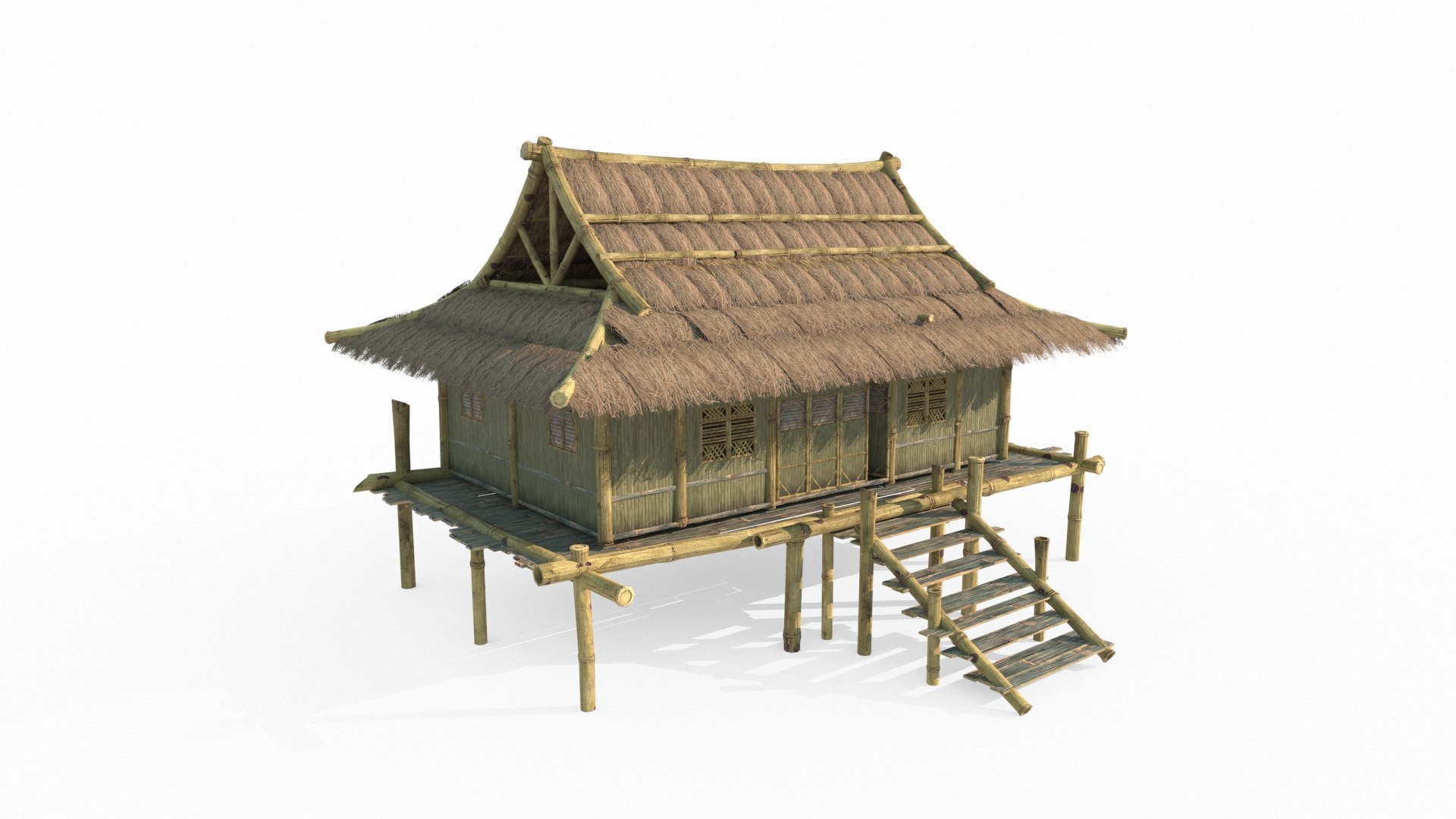 3D Asian ancient architecture bamboo thatched hut https://p.turbosquid.com/ts-thumb/qV/1LOsCE/17/4/jpg/1751360356/1920x1080/fit_q87/60a41d39728b6df72d60d0508368b7ab9da3a2ba/4.jpg
