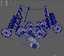 V6 Car Engine - Fully Rigged and Animated