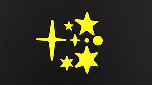 Stars 3D model