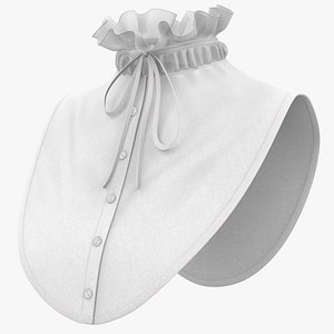 3D False Lapel Half Shirt Collar model