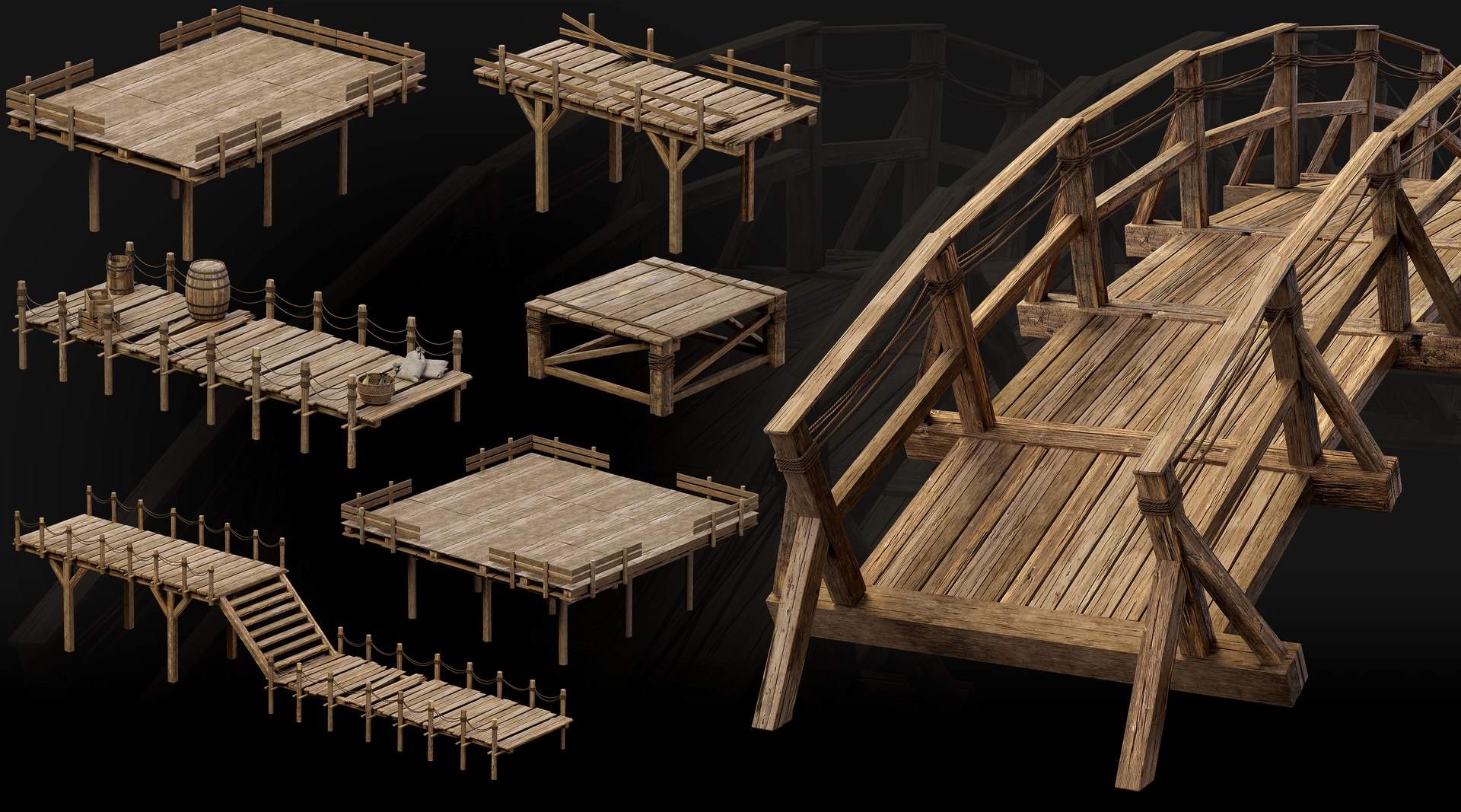 3D 20 Wooden Pier Collection https://p.turbosquid.com/ts-thumb/qV/IdGiws/2s/woodenpierturbo02/jpg/1792598197/1920x1080/fit_q87/b78cfc331d16c988dd93dfa2c4e1e305636fe0bb/woodenpierturbo02.jpg