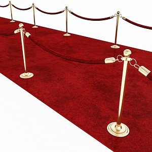3D Red Carpet Model