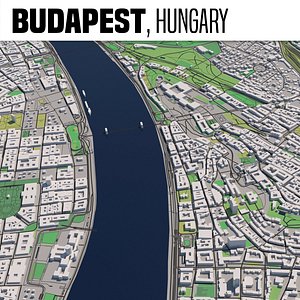 3D model city budapest