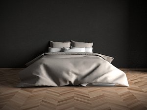 Modern Bedroom Design archviz