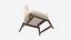 Chaise longue Baker Coupé