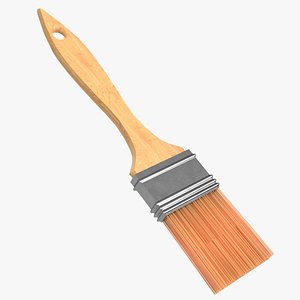 Clean paintbrush
