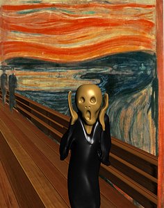 The Scream (Munch) 3D