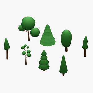 Tree Handpaint Gameready Pack