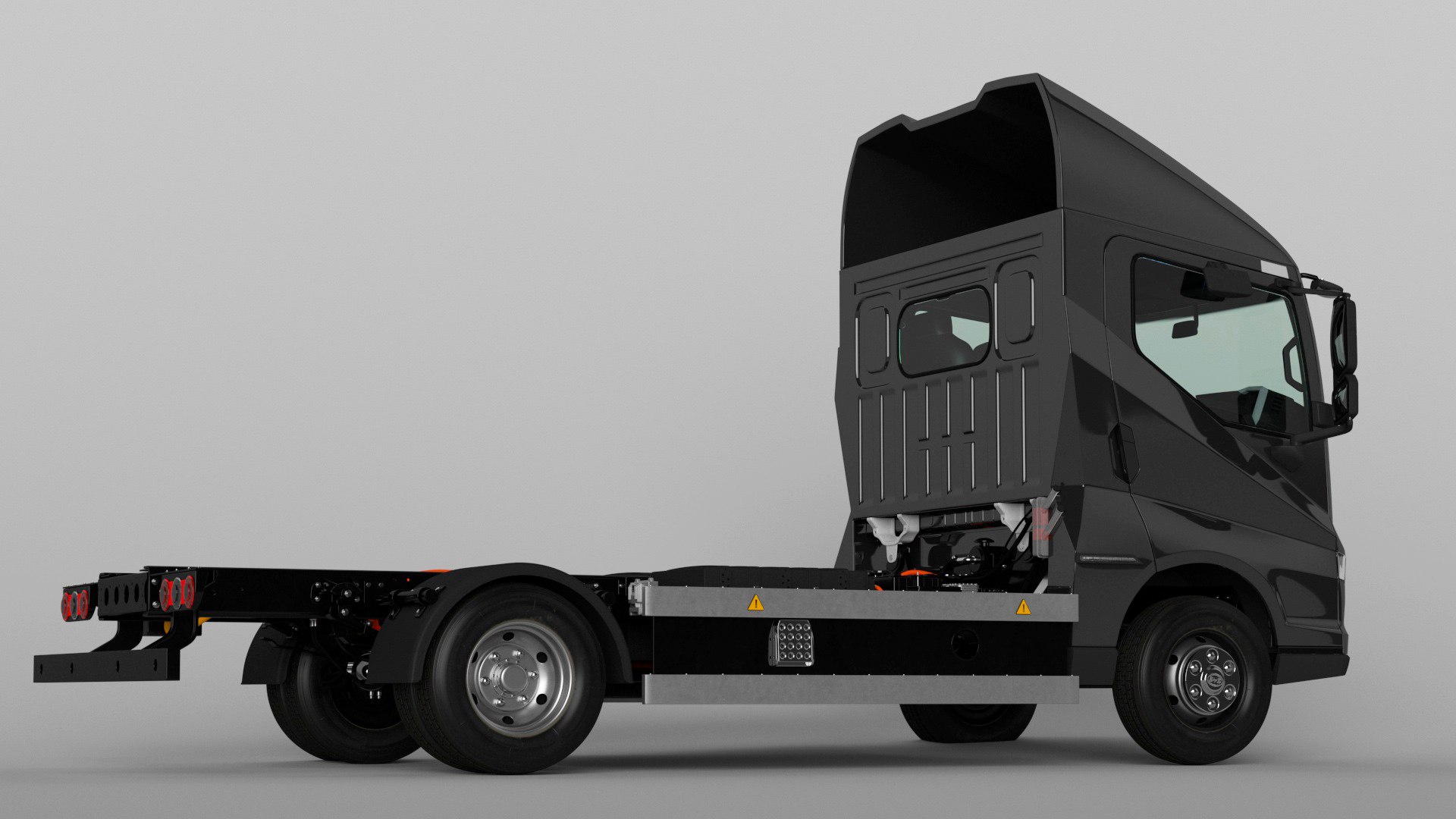 3D model Electric Black Truck No Cargo https://p.turbosquid.com/ts-thumb/qV/bJXlFg/s2/electricblacktrucknocargovray3dmodel014/jpg/1721601522/1920x1080/fit_q87/8a0822572e3e907ec7ccb7389a8644a96660e2b5/electricblacktrucknocargovray3dmodel014.jpg