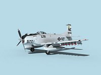 Douglas A-1H Skyraider V08 USN Midway