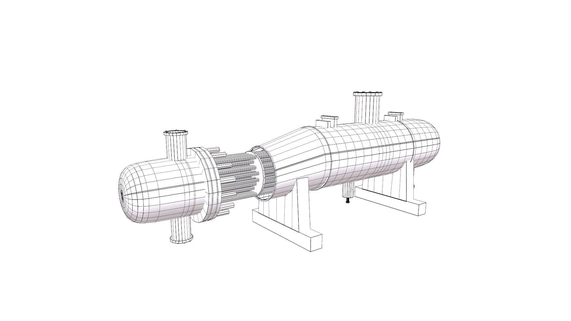 3D Kettle Reboiler TurboSquid 2140520