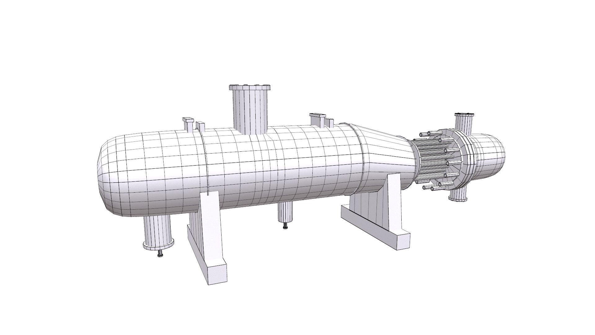 3D Kettle Reboiler TurboSquid 2140520