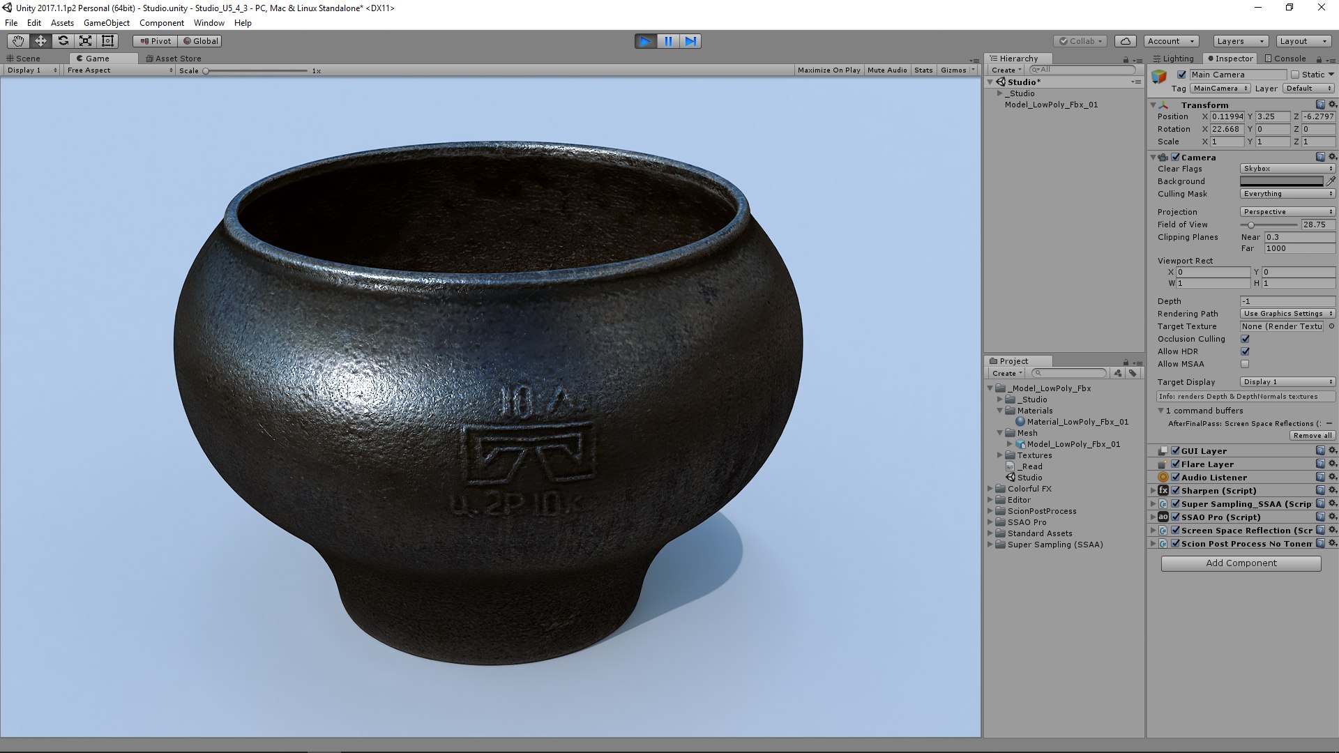 Cast Iron Model - TurboSquid 1609108