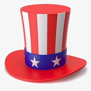 Uncle Sam Hat 3D model