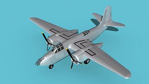 Douglas P-70 Night Hawk V00 3D model