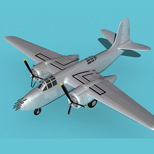 Douglas P-70 Night Hawk V00 3D model
