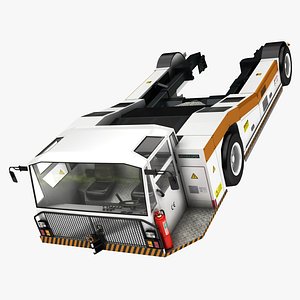 airport deck tow tractor 3D model