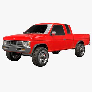 1996 Nissan Hardbody Low Poly