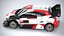 3D Toyota Yaris GR Rally 2022 model