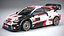 3D Toyota Yaris GR Rally 2022 model