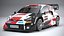 3D Toyota Yaris GR Rally 2022 model