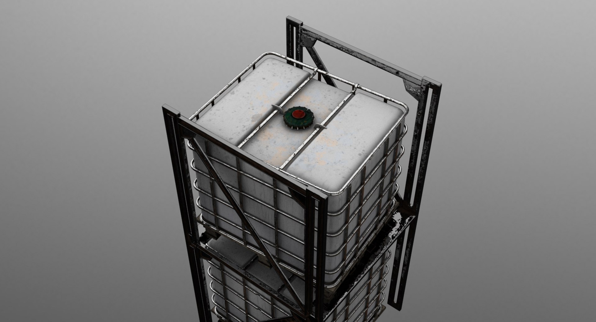3D Ibc Containers Rack - TurboSquid 1299332
