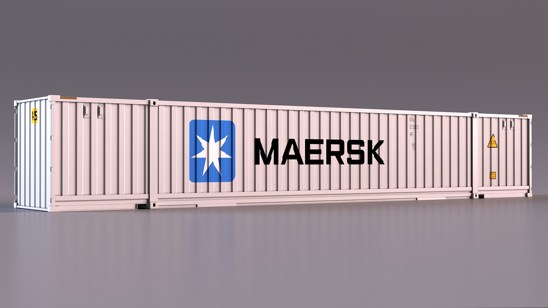 3D 53 Foot High Cube Container model - TurboSquid 2161897