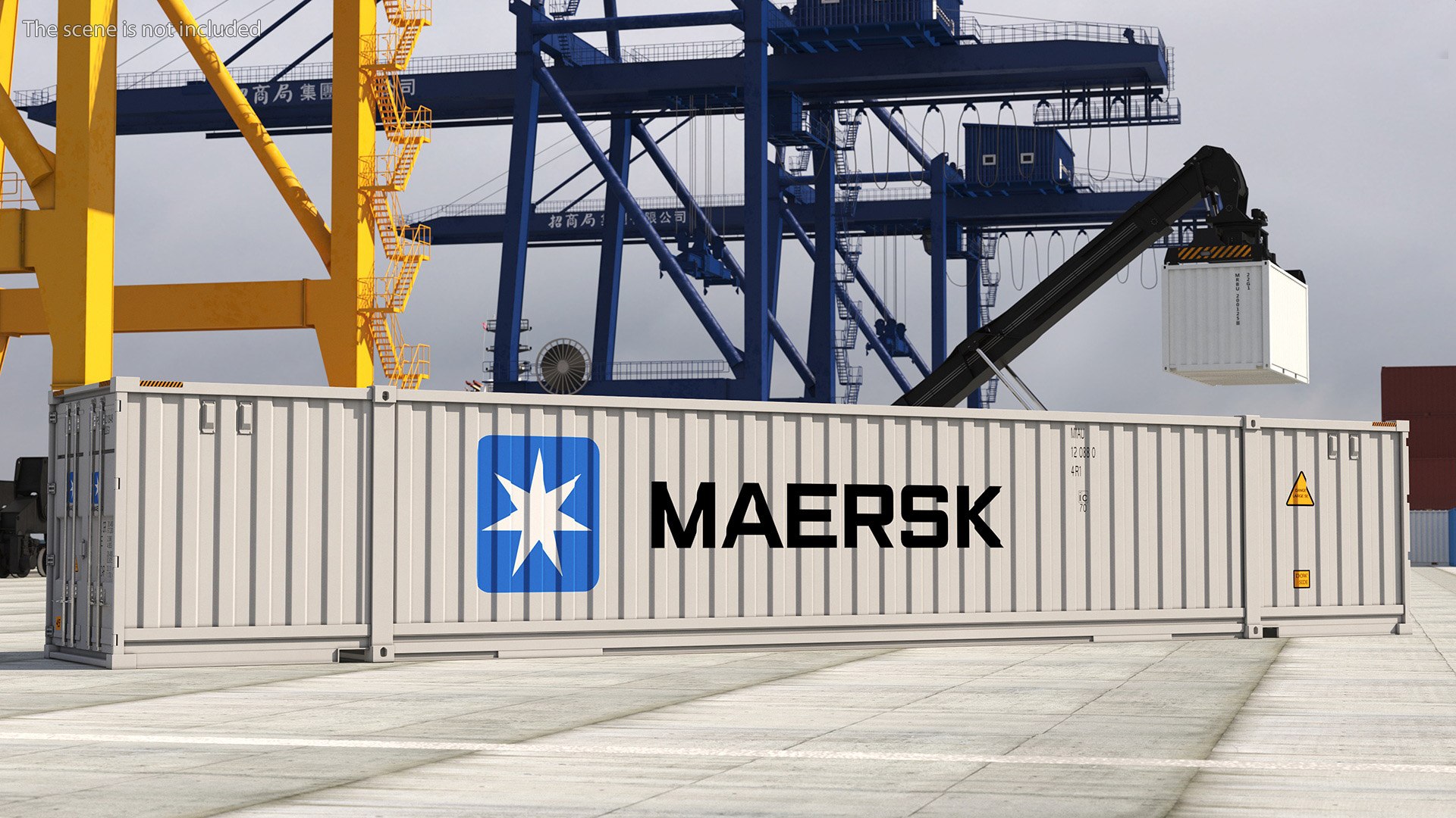 3D 53 Foot High Cube Container Model - TurboSquid 2161897
