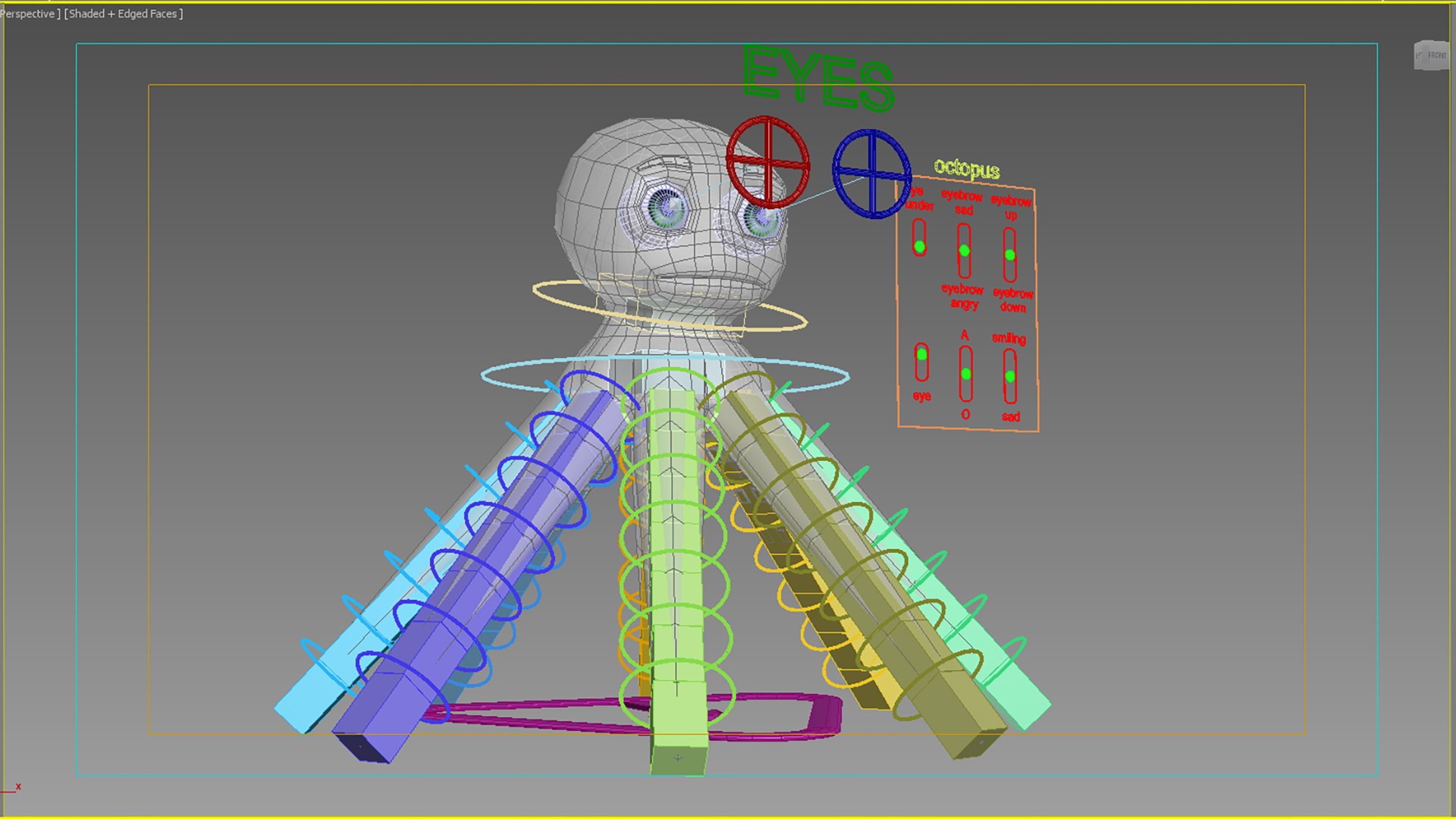 Octopus model - TurboSquid 2165436